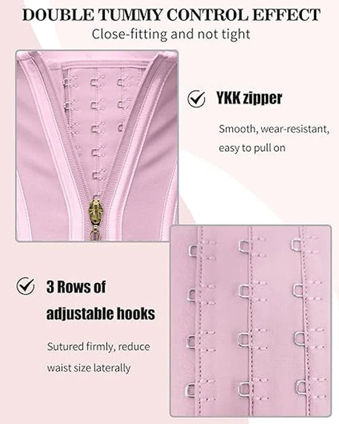 Shapshe Women's Open Bust Steel Boned Waist Trainer Vest