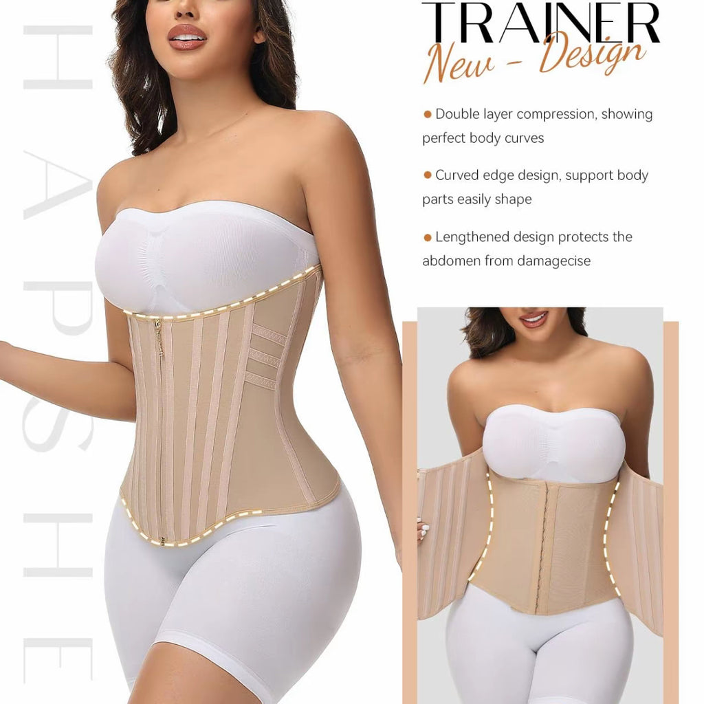 SCULPTWERR Waist Trainer for Women - Colombian Girdle Corset with Bones