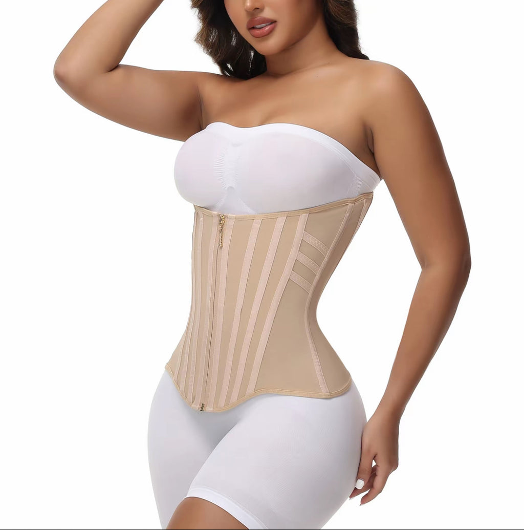 SCULPTWERR Waist Trainer for Women - Colombian Girdle Corset with Bones