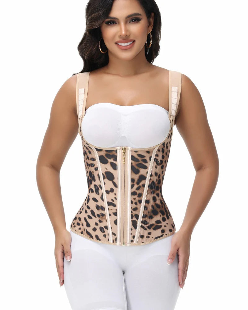 Shapshe Women's Open Bust Steel Boned Waist Trainer Vest